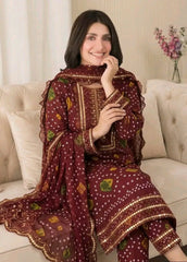 Embroidery Printed Lawn 3pc