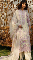 Embroidery lawn with chiffon duppata