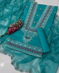 Zaari Embroidery Lawn 3pc