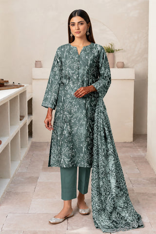 3 Piece Print Lawn Suit (Unstitched)