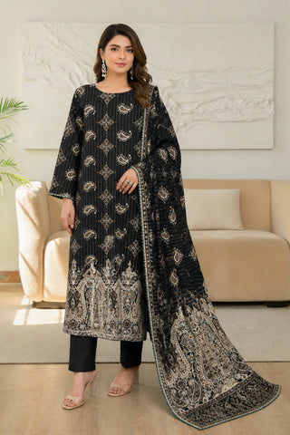 3 Piece Print Lawn Suit (Unstitched)