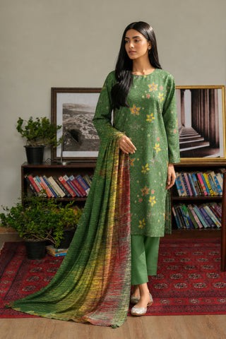 3 Piece Print Lawn Suit (Unstitched)