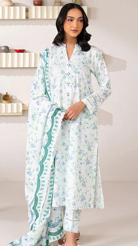 Printed lawn 3pc