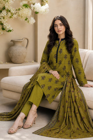 3 Piece Print Lawn Suit (Unstitched)