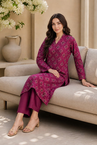 3 Piece Print Lawn Suit (Unstitched)