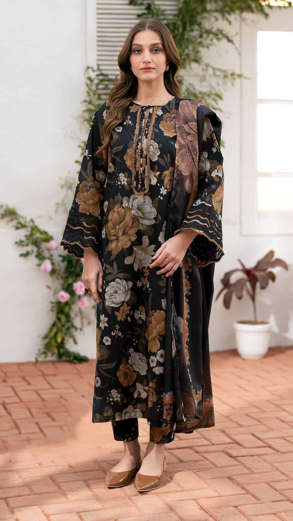 Printed lawn 3pc