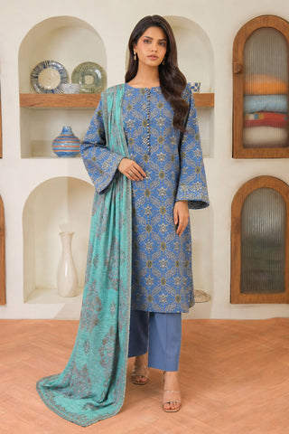 3 Piece Print Lawn Suit (Unstitched)
