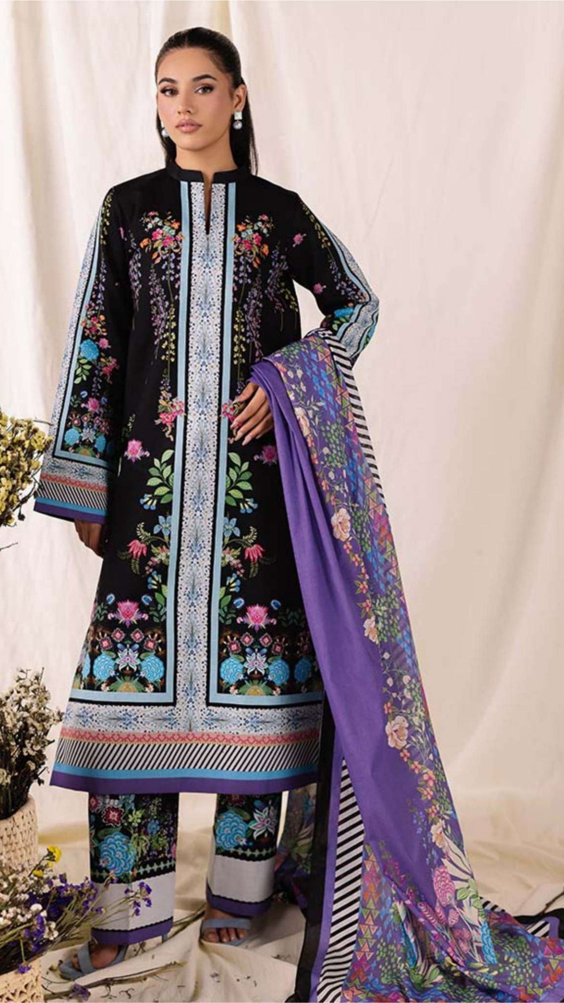 Coco By Zara Shahjahan 3pc printed lawn